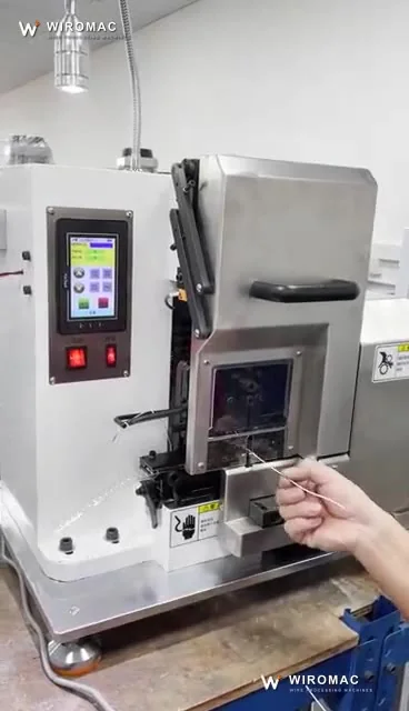 Servo Wire Stripping and Crimping Machine for European Style Applicators WM-395