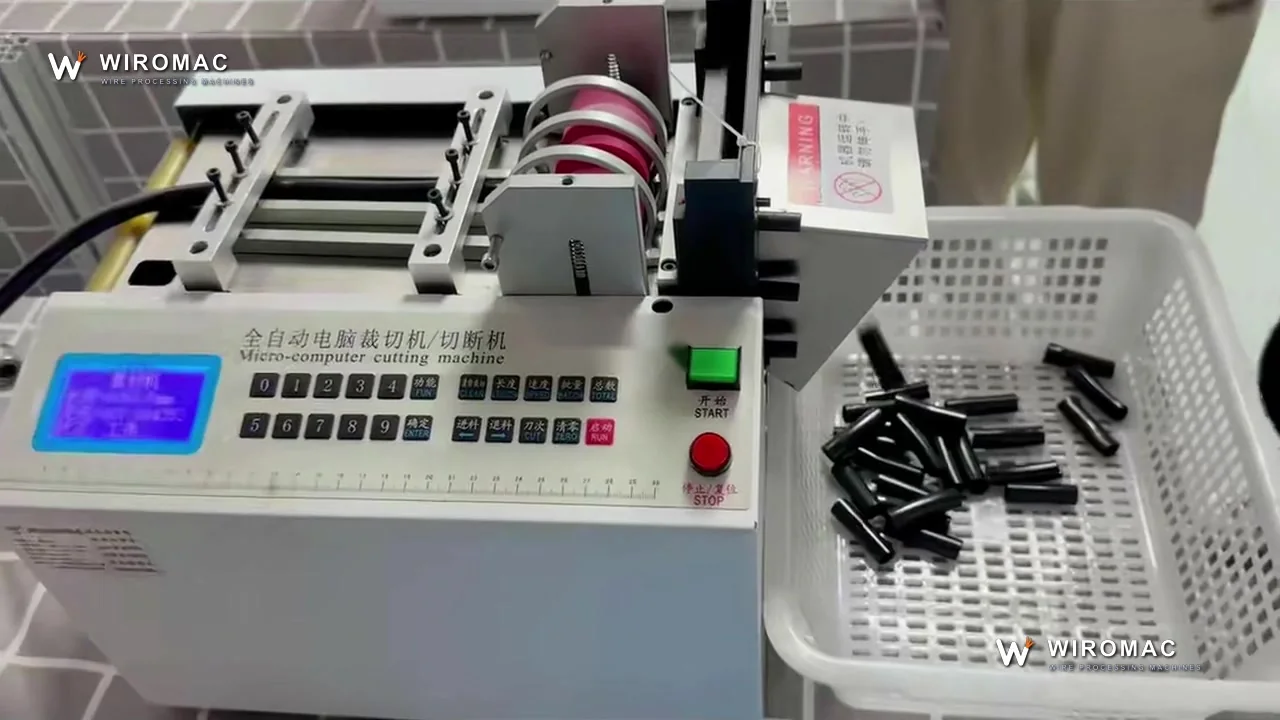 Cold-Knife Tube and Strip Cutter, 160 mm Width, 150 Cuts/min WM-602