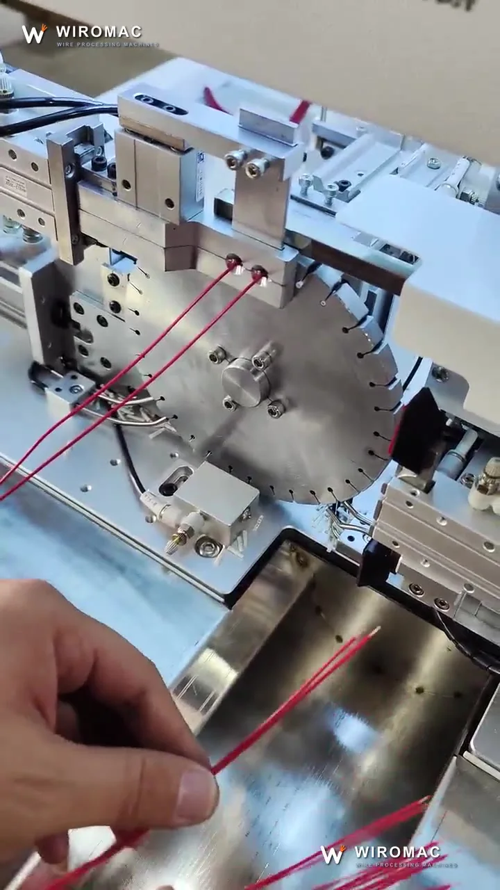 Automatic Heat Shrink Tube Laser Marking, Inserting and Shrinking Machine WM-671JG