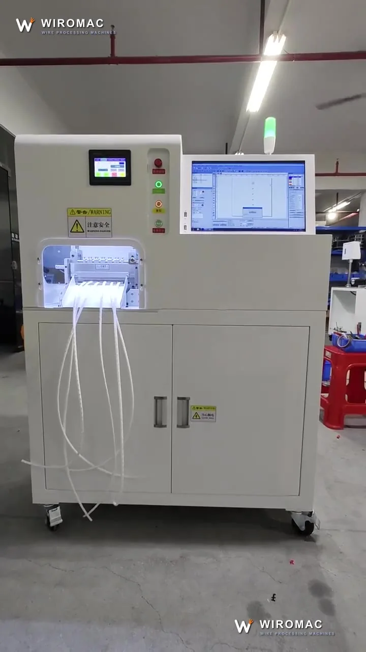 Automatic 6-Channel Laser Printing Machine for Heat Shrink Marker Tubes WM-672